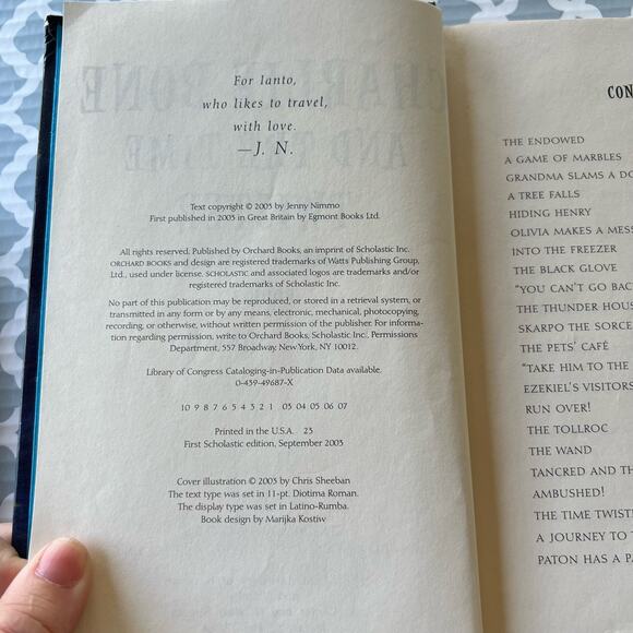 Charlie Bone and the Time Twister by Jenny Nimmo Hardcover Book Pre-Loved - Picture 4 of 6